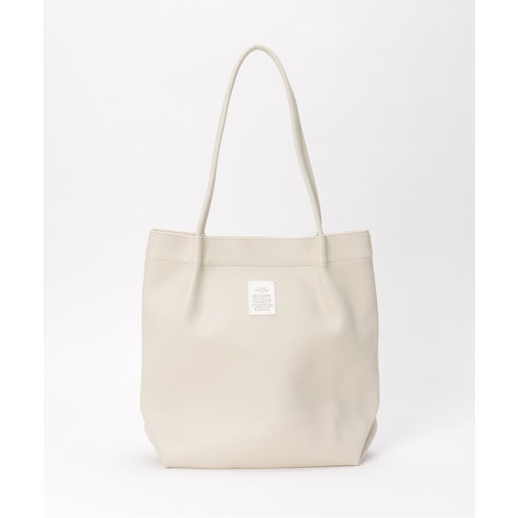 ホワイト | GOKU楽PUトートバッグ | ikka 