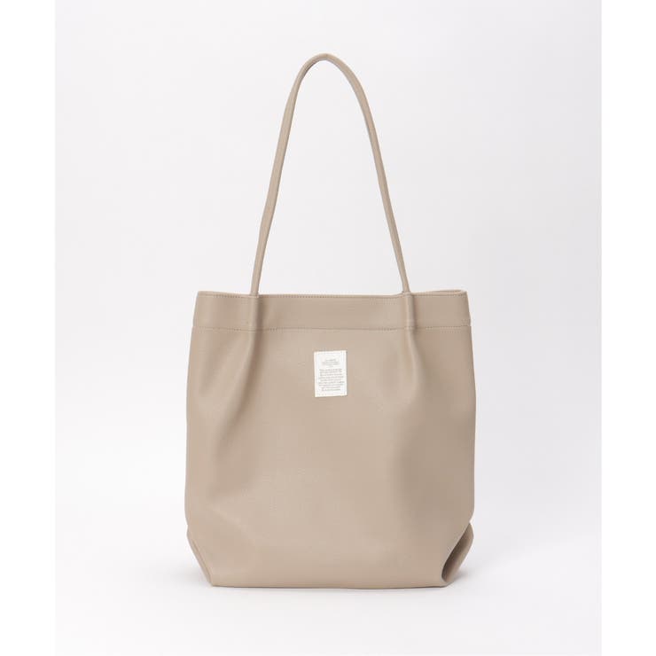 ベージュ | GOKU楽PUトートバッグ | ikka 