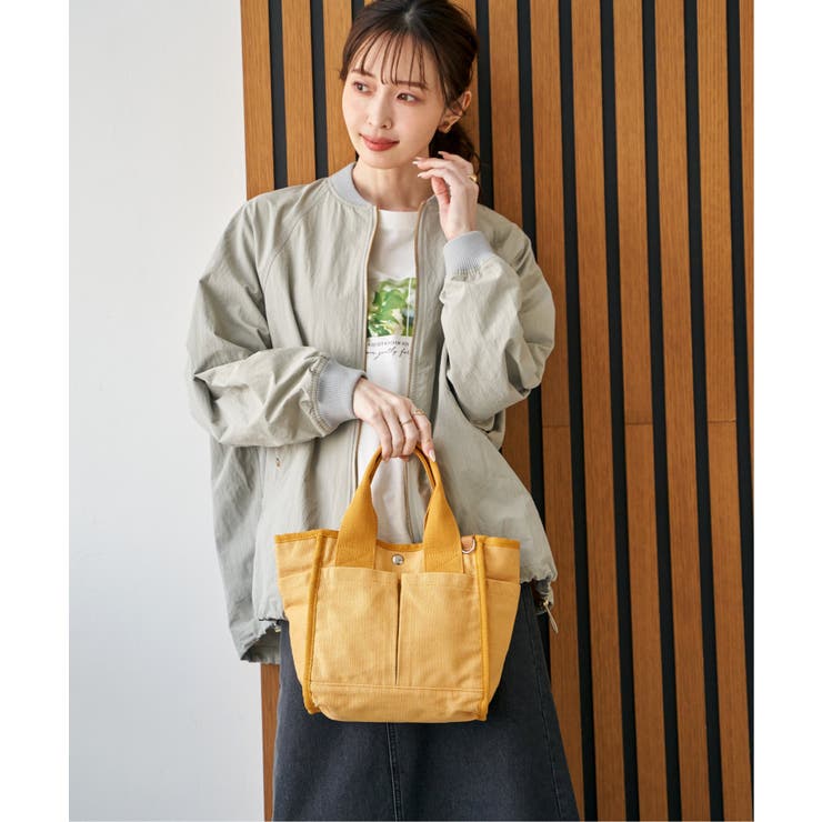 キャンバスパイピングミニトートバッグ | ikka  | 詳細画像3 