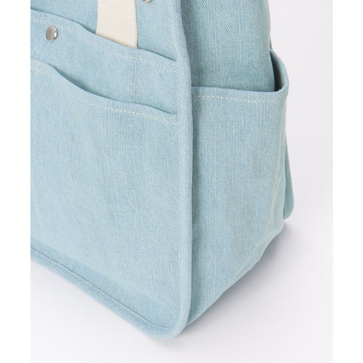 キャンバスパイピングビッグトートバッグ | ikka  | 詳細画像7 