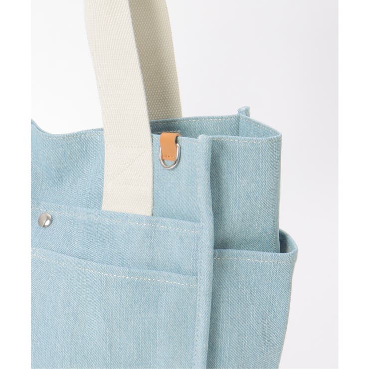 キャンバスパイピングビッグトートバッグ | ikka  | 詳細画像9 