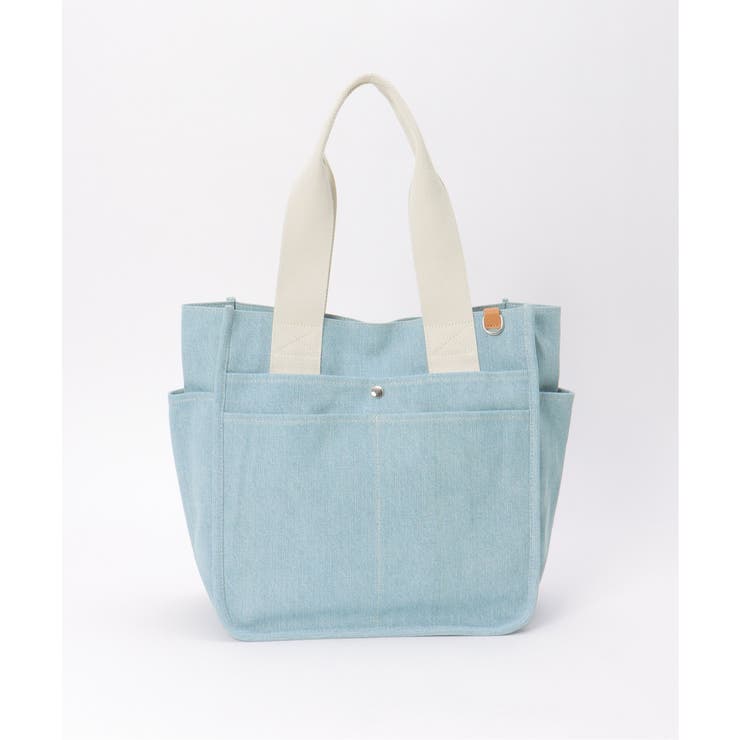 キャンバスパイピングビッグトートバッグ | ikka  | 詳細画像1 