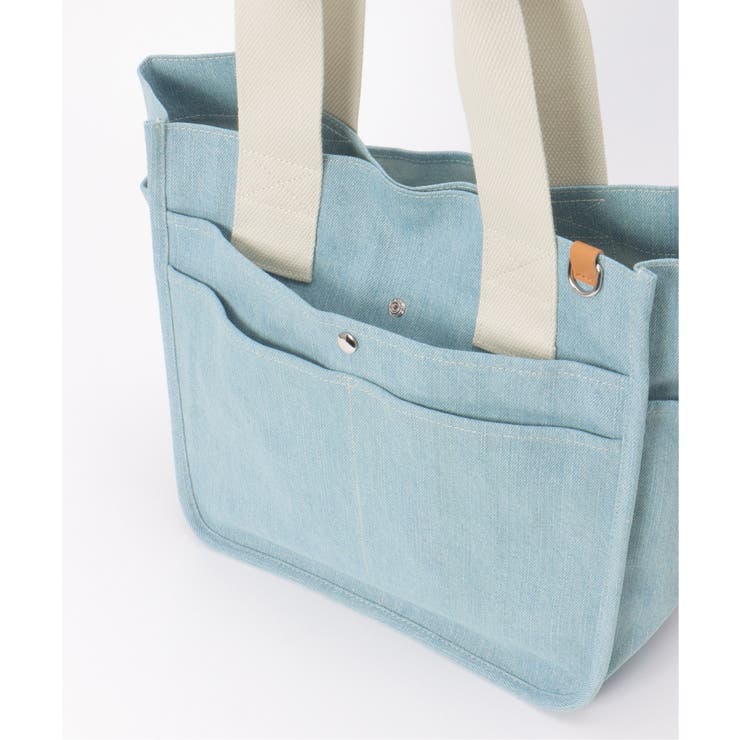 キャンバスパイピングビッグトートバッグ | ikka  | 詳細画像5 