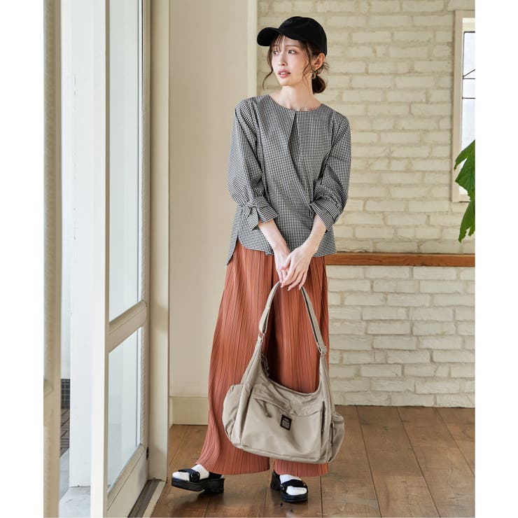 撥水10ポケットビッグショルダーバッグ | ikka  | 詳細画像2 