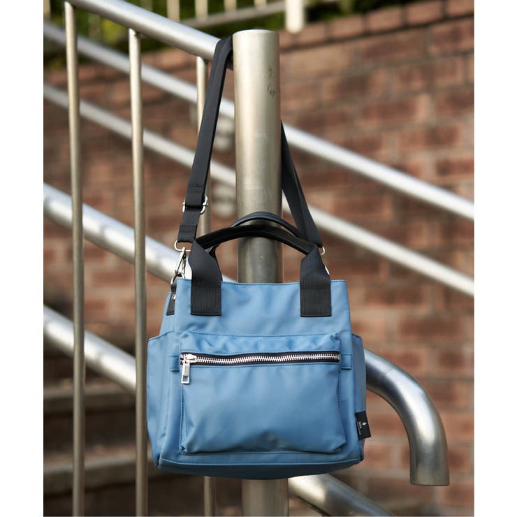 撥水ナイロン8ポケ2WAYトート | ikka  | 詳細画像7 