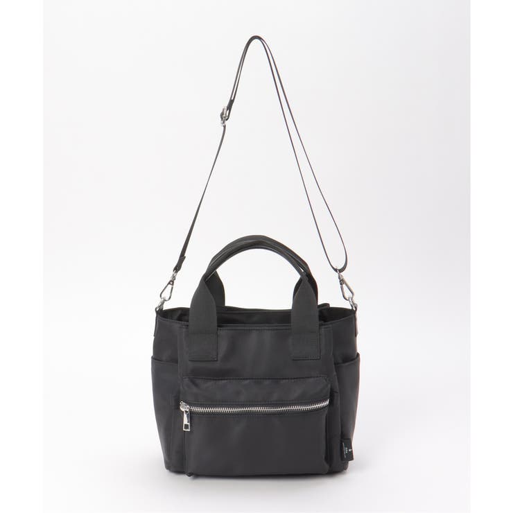 撥水ナイロン8ポケ2WAYトート | ikka  | 詳細画像9 