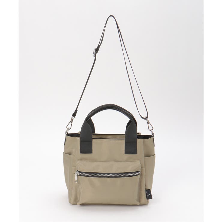 撥水ナイロン8ポケ2WAYトート | ikka  | 詳細画像11 