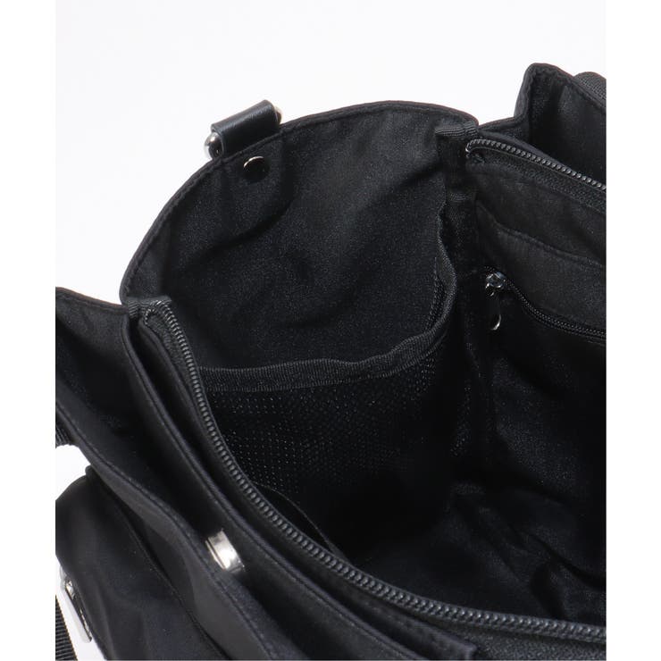撥水ナイロン8ポケ2WAYトート | ikka  | 詳細画像18 