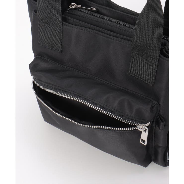 撥水ナイロン8ポケ2WAYトート | ikka  | 詳細画像19 