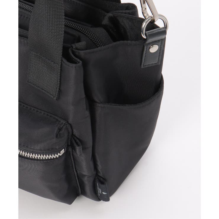 撥水ナイロン8ポケ2WAYトート | ikka  | 詳細画像20 