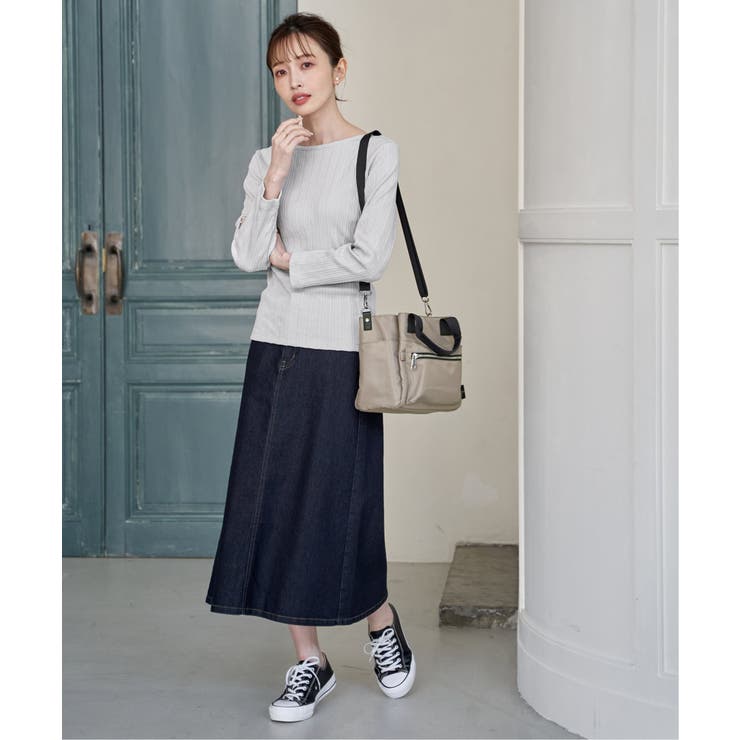 撥水ナイロン8ポケ2WAYトート | ikka  | 詳細画像4 