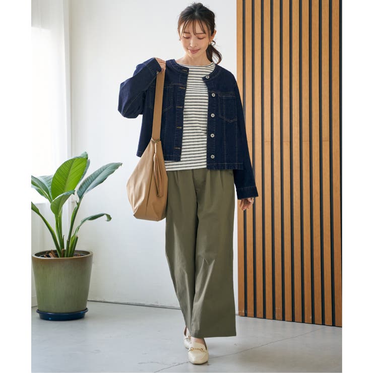 合皮タッセル付きビッグショルダーバッグ | ikka  | 詳細画像6 