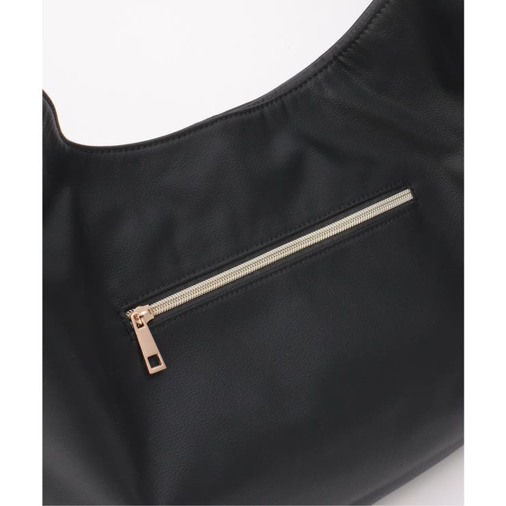 合皮タッセル付きビッグショルダーバッグ | ikka  | 詳細画像12 