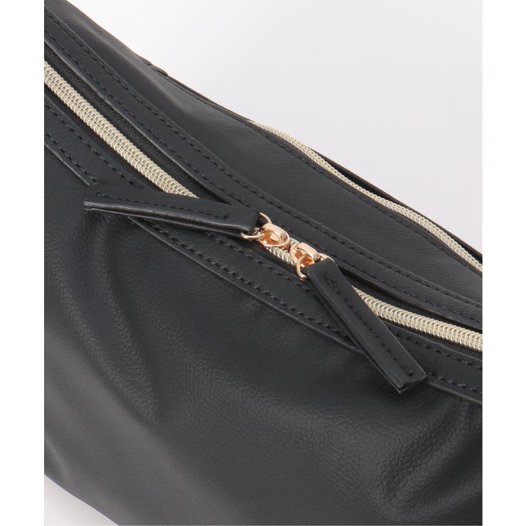 合皮スクエア横型ショルダーバッグ | ikka  | 詳細画像9 