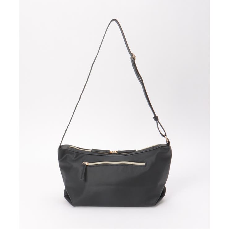 合皮スクエア横型ショルダーバッグ | ikka  | 詳細画像3 