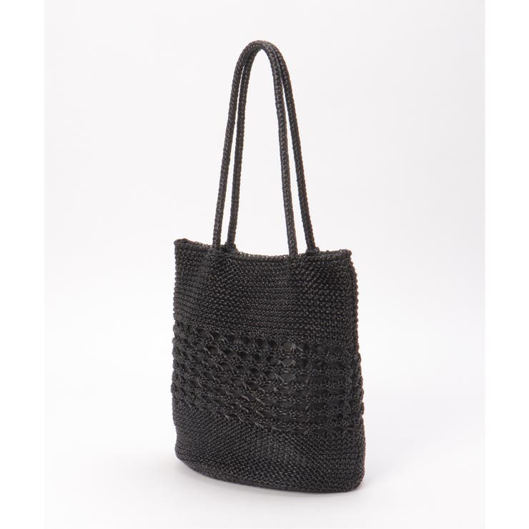 雑材ラメメッシュトートバッグ | ikka  | 詳細画像2 