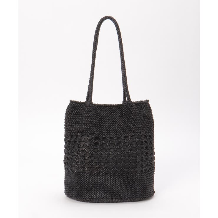 雑材ラメメッシュトートバッグ | ikka  | 詳細画像3 