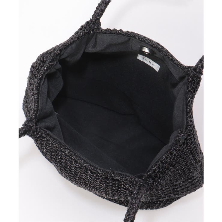 雑材ラメメッシュトートバッグ | ikka  | 詳細画像4 