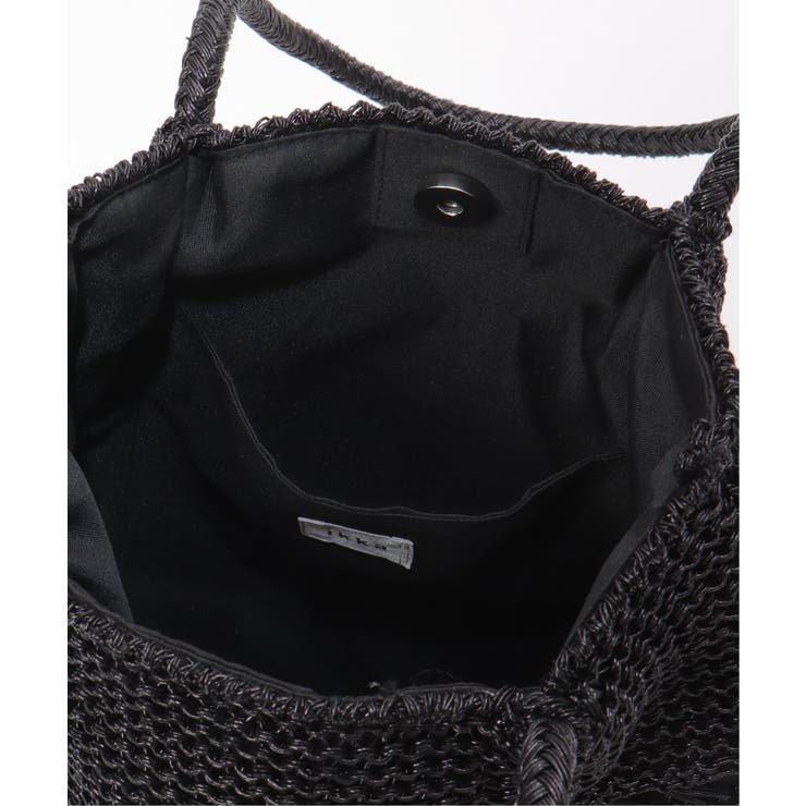 雑材ラメメッシュトートバッグ | ikka  | 詳細画像5 