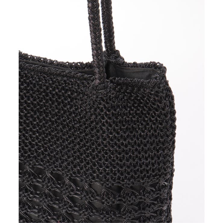 雑材ラメメッシュトートバッグ | ikka  | 詳細画像6 