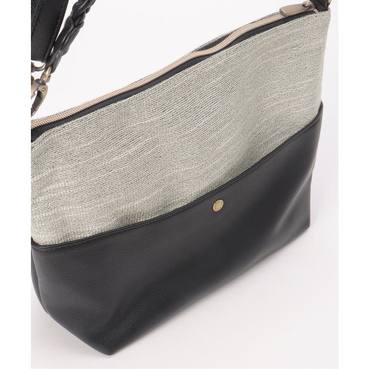 雑材シート2WAYジップショルダーバッグ | ikka  | 詳細画像12 