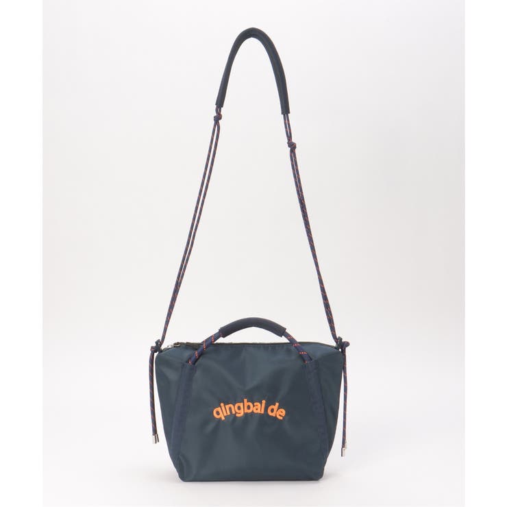 ネイビーブルー | 撥水ロゴ入りミニトートバッグ | ikka 