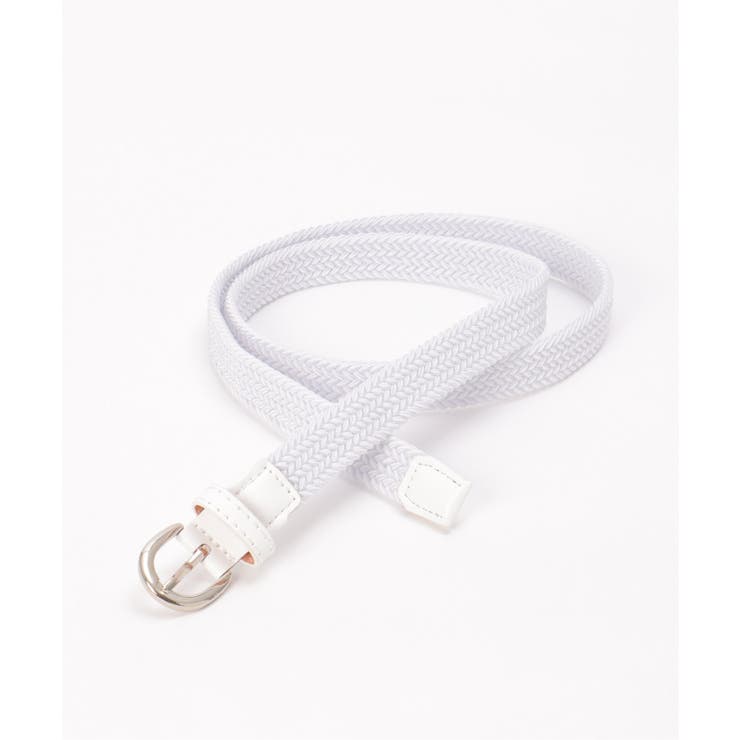 オフホワイト | ゴムメッシュベルト 20mm | ikka 