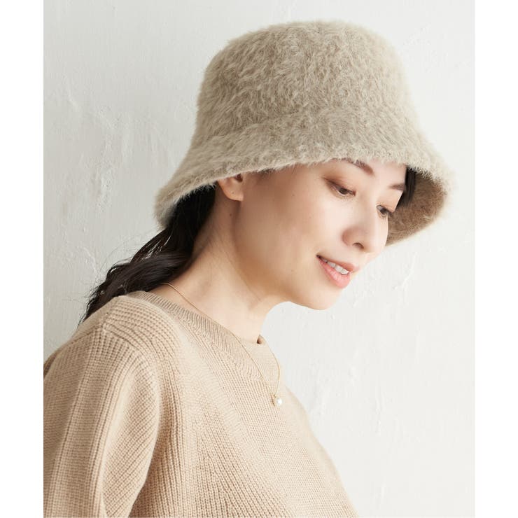 ベージュ | シャギーハット | ikka 