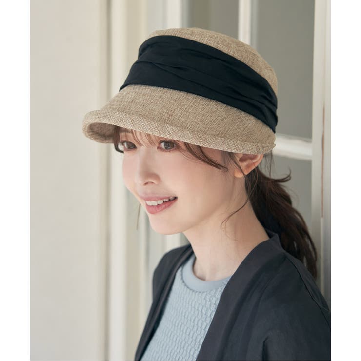 ベージュ | バイザーキャスケット25 | ikka 