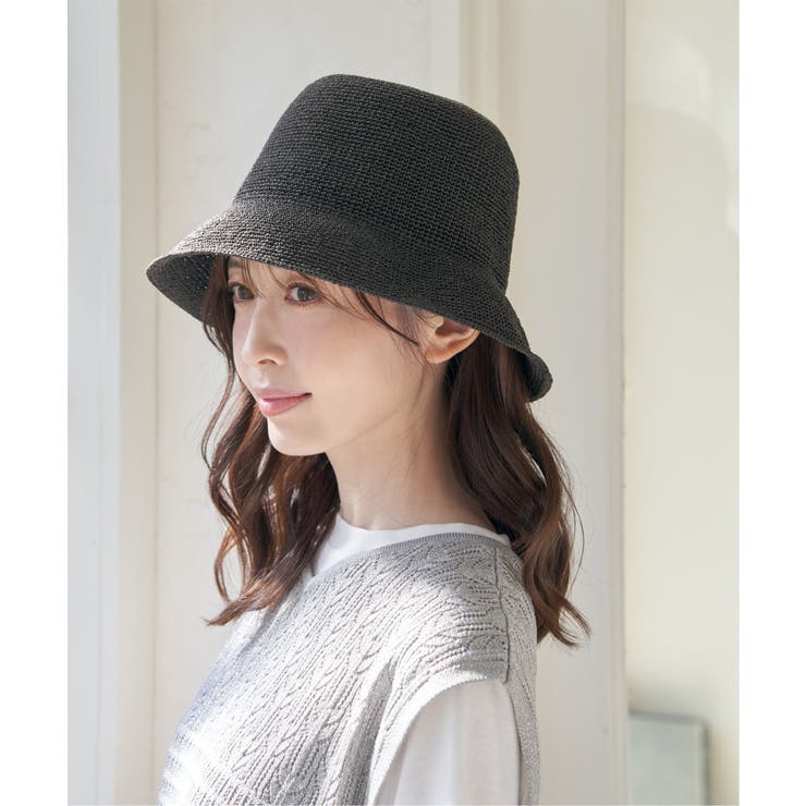 雑材細こま編みハット | ikka  | 詳細画像9 