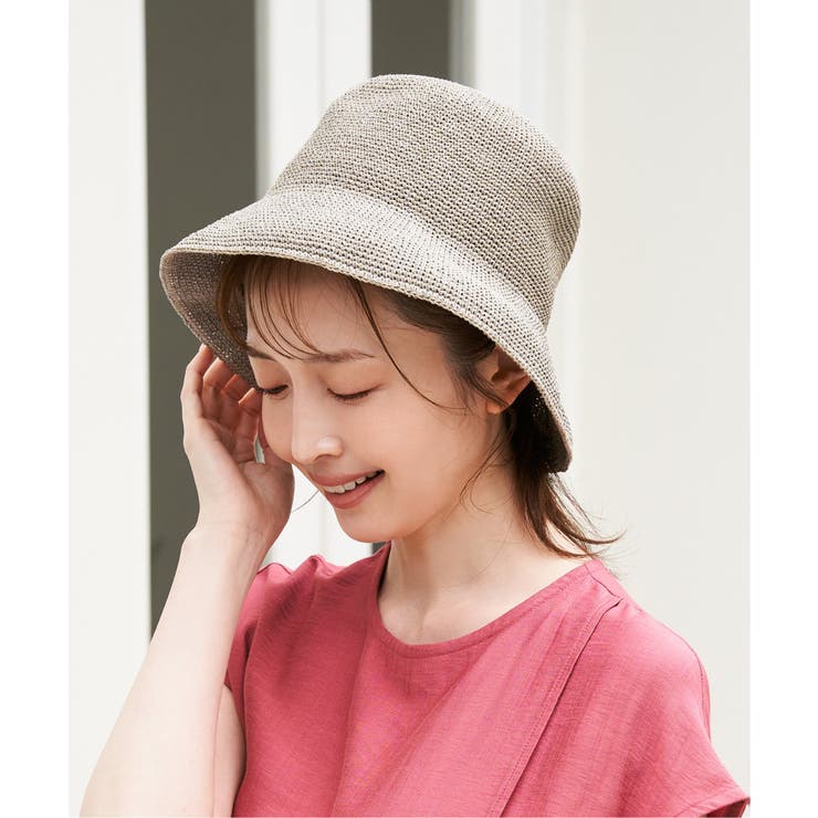 雑材細こま編みハット | ikka  | 詳細画像1 