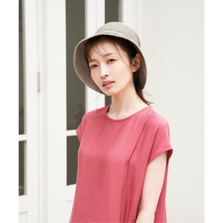 雑材細こま編みハット | ikka  | 詳細画像2 