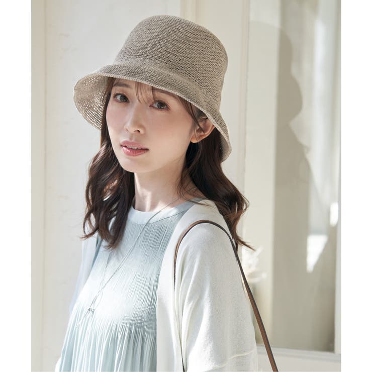 雑材細こま編みハット | ikka  | 詳細画像5 