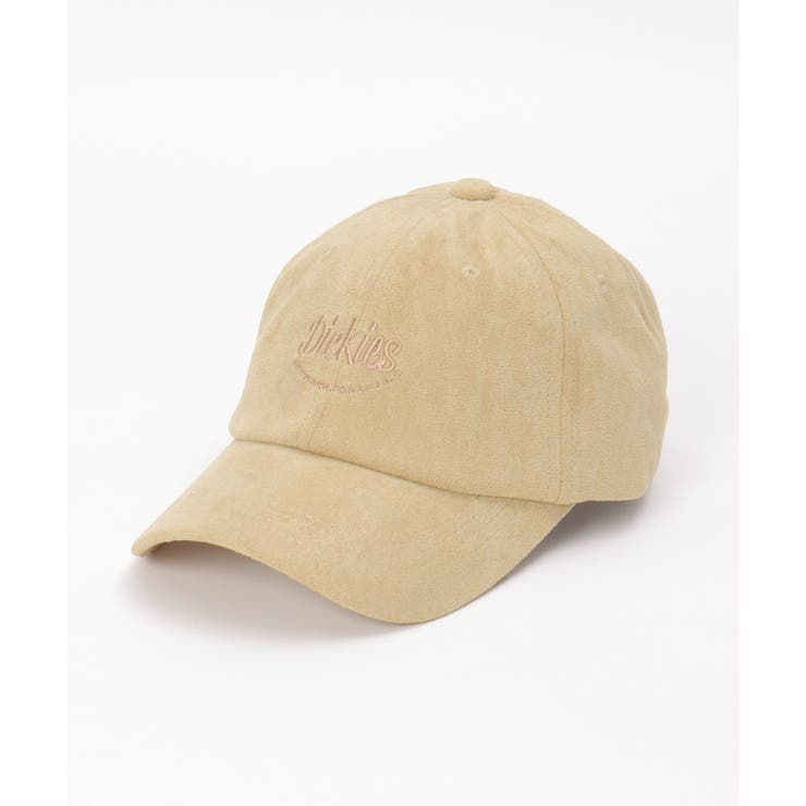 ベージュ | Dickies ディッキーズ フェイクスエードロゴキャップ | ikka 