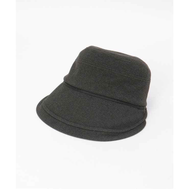 チャコール | ツバ広キャスケット | ikka 