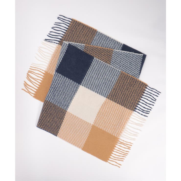 ブロックチェックマフラー | ikka  | 詳細画像9 