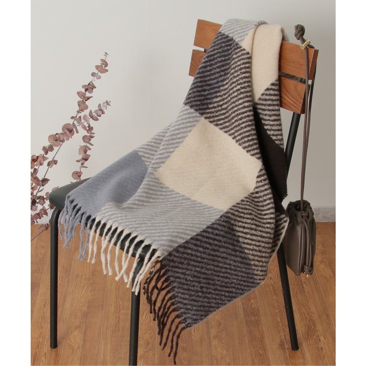 ブロックチェックマフラー | ikka  | 詳細画像5 