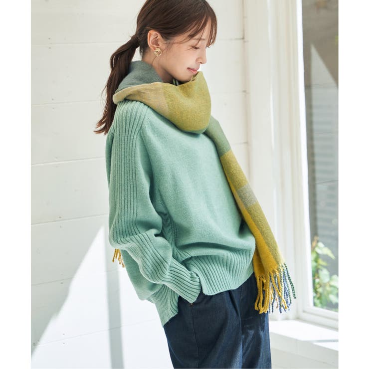 ウォッシャブルマルチチェックマフラー | ikka  | 詳細画像11 