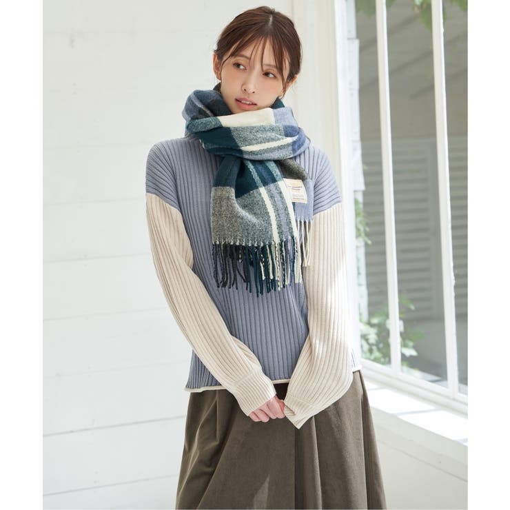 ウォッシャブルマルチチェックマフラー | ikka  | 詳細画像15 