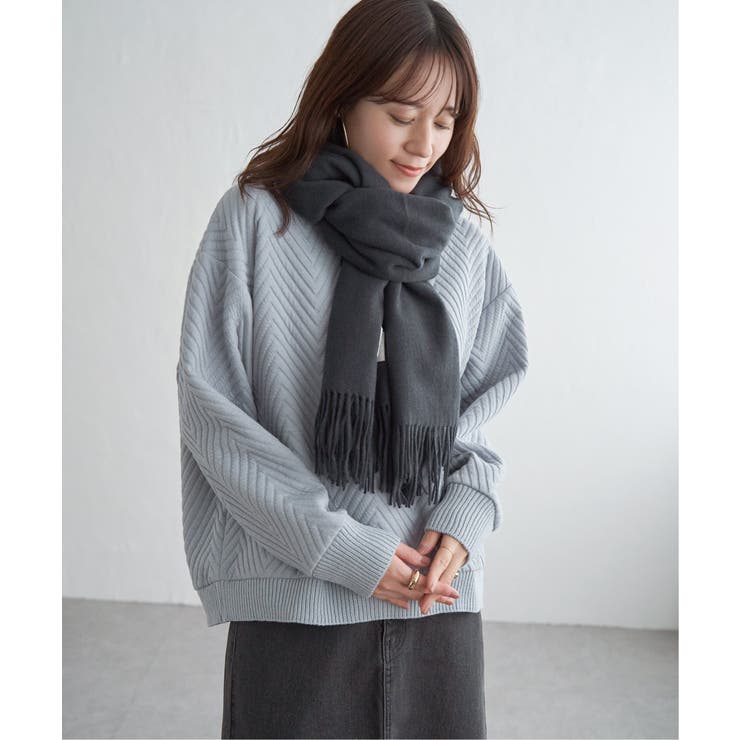 カシミヤタッチカラーマフラー  | ikka  | 詳細画像8 