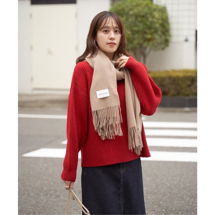 カシミヤタッチカラーマフラー  | ikka  | 詳細画像2 