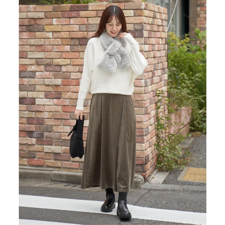 エコファー差し込みマフラー | ikka  | 詳細画像7 