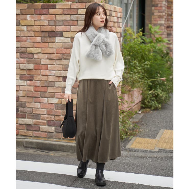 エコファー差し込みマフラー | ikka  | 詳細画像8 