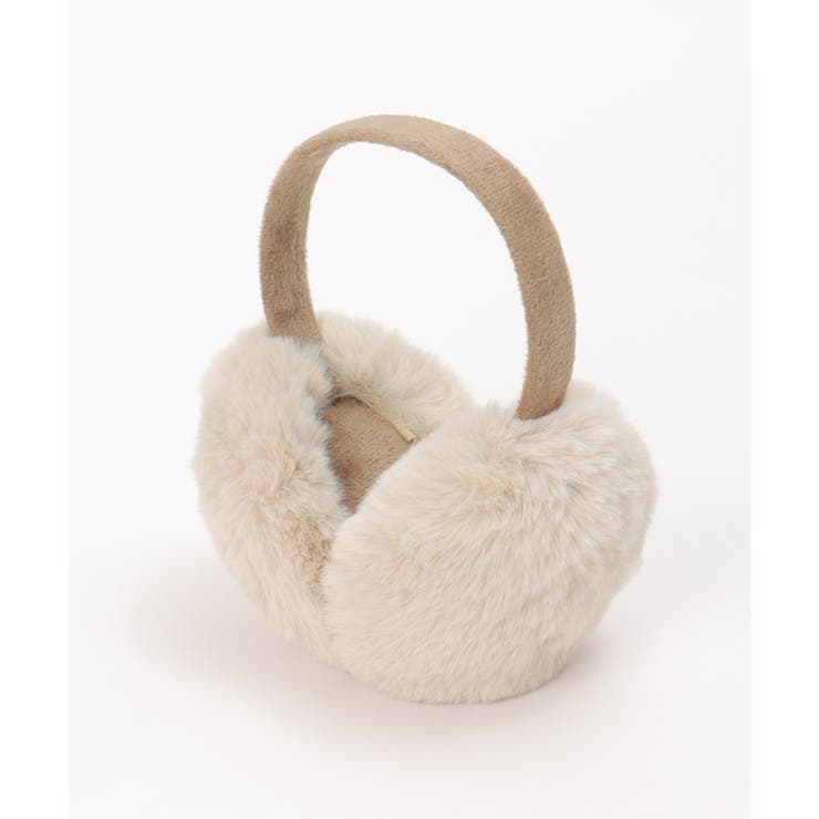 ベージュ | ファーイヤマフ | ikka 