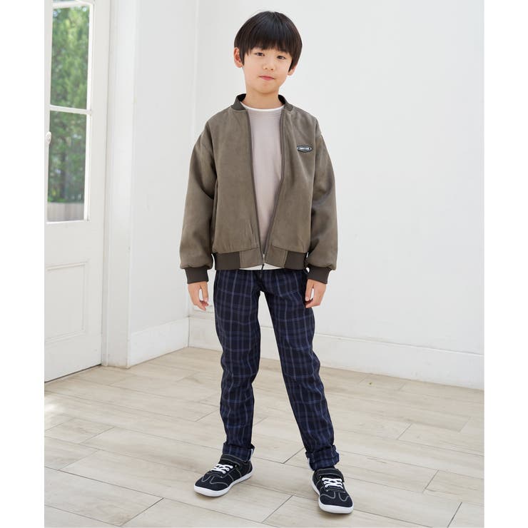 【親子コーデ】フェイクスエードリブブルゾン（110~160cm） | ikka  | 詳細画像5 