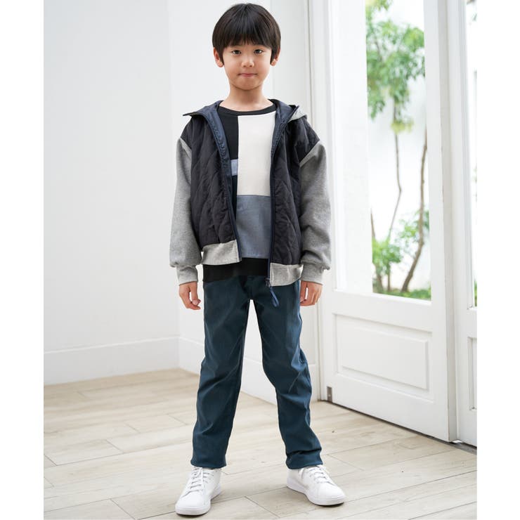 【親子コーデ】コンビブロックスジップパーカ（110~160cm） | ikka  | 詳細画像16 