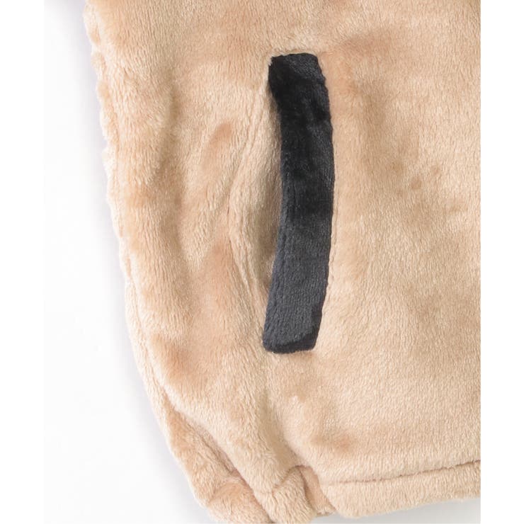 ファーフリース胸切り替えジップパーカー(110~160cm) | ikka  | 詳細画像9