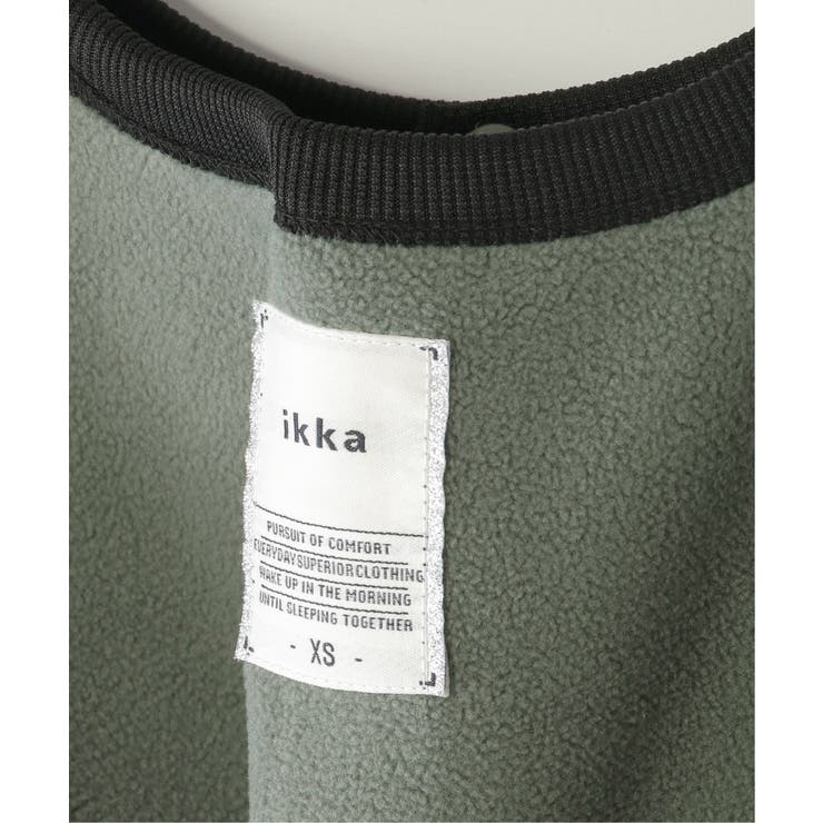 【親子コーデ】ボンディングクルーカーデブルゾン（110~160cm） | ikka  | 詳細画像10 