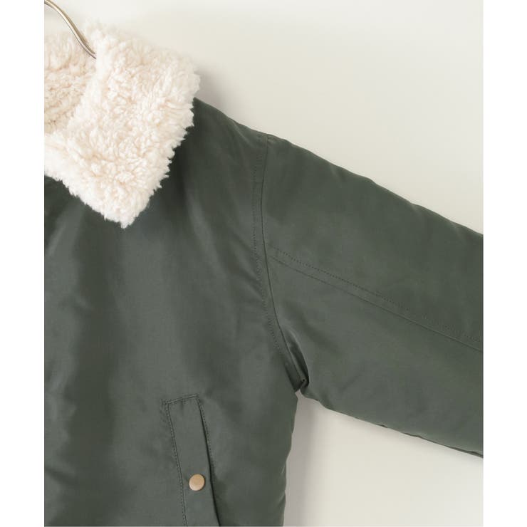 【2WAY】リバーシブルボアブルゾン（110~160cm）  | ikka  | 詳細画像3 