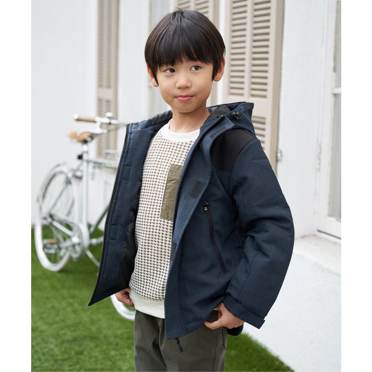 【親子コーデ】中綿防風マウンテンパーカー（110~160cm） | ikka  | 詳細画像9 